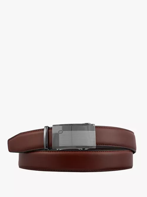 Brązowy pasek męski skórzany