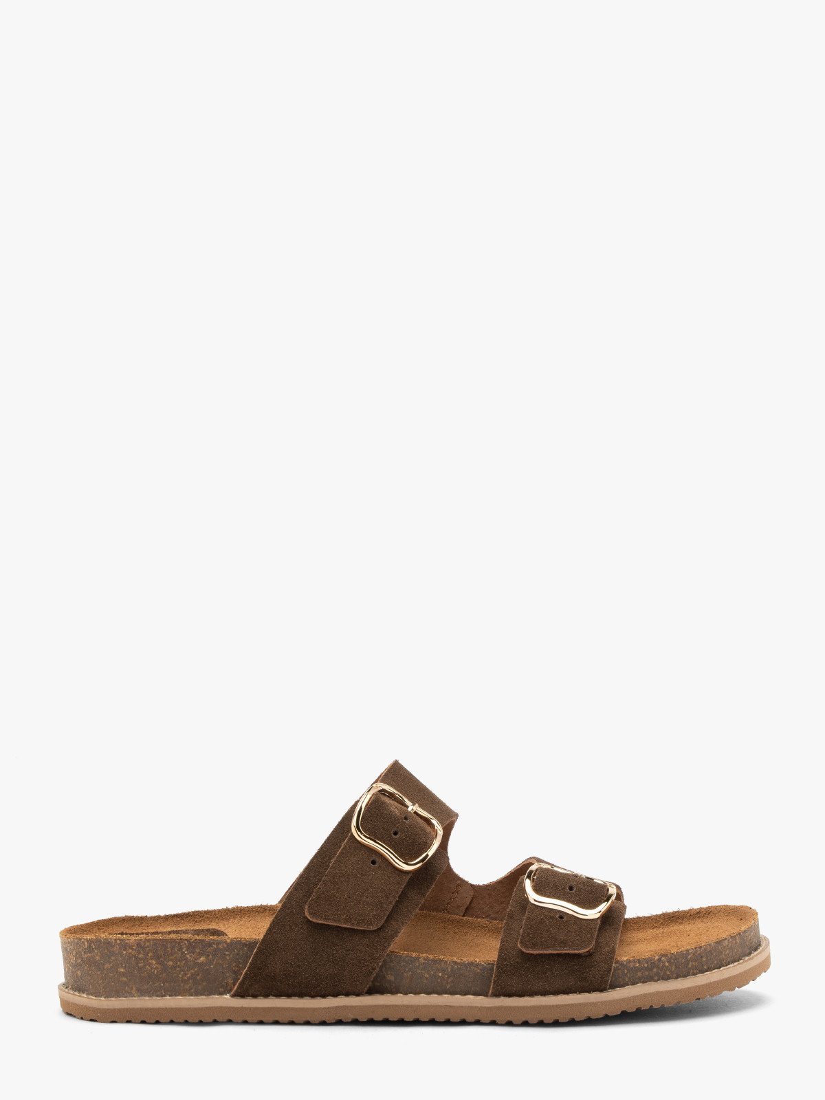 Brązowe klapki damskie GRACE