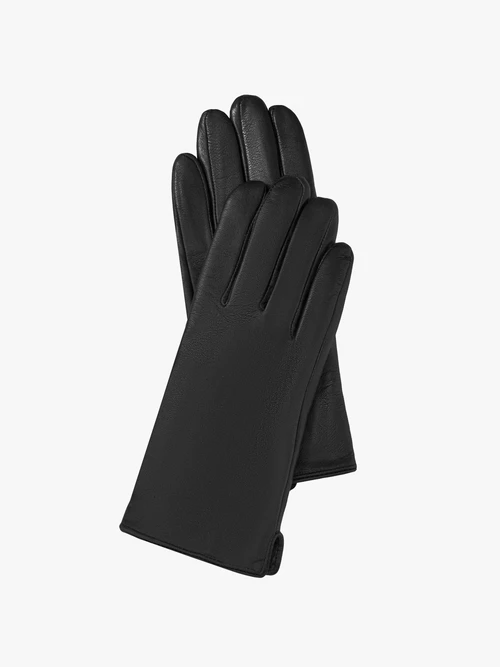 Klasyczne skórzane rękawiczki damskie