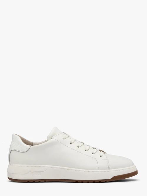 Białe półbuty sportowe na dwukolorowym spodzie