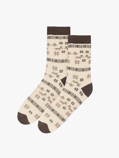 Bawełniane skarpety w ozdobny print