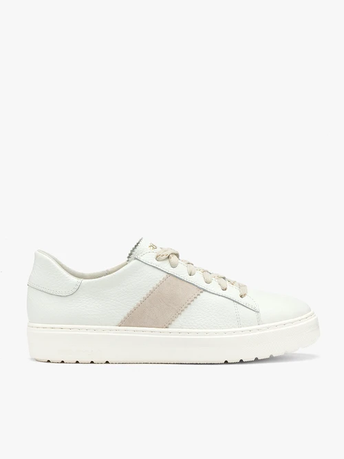 Kremowe skórzane półbuty