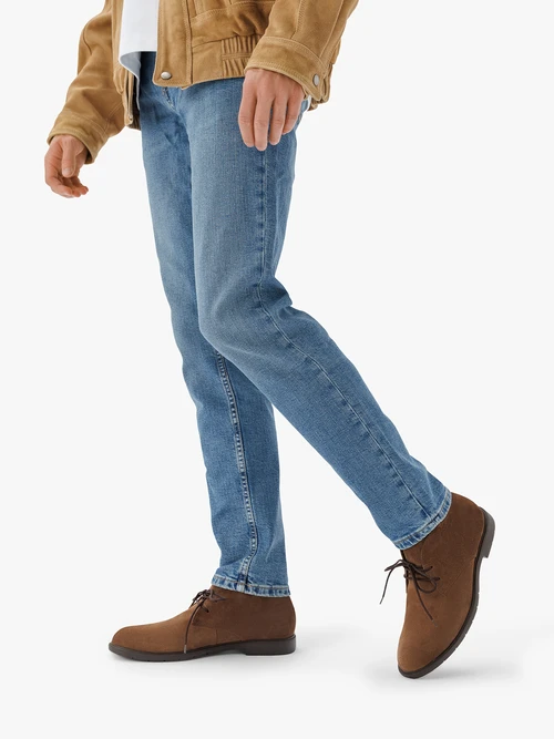 Brązowe casualowe trzewiki