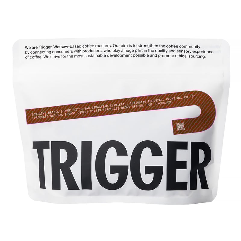 Trigger - Brazylia Christmas Fine Robusta Natural Filter 250g