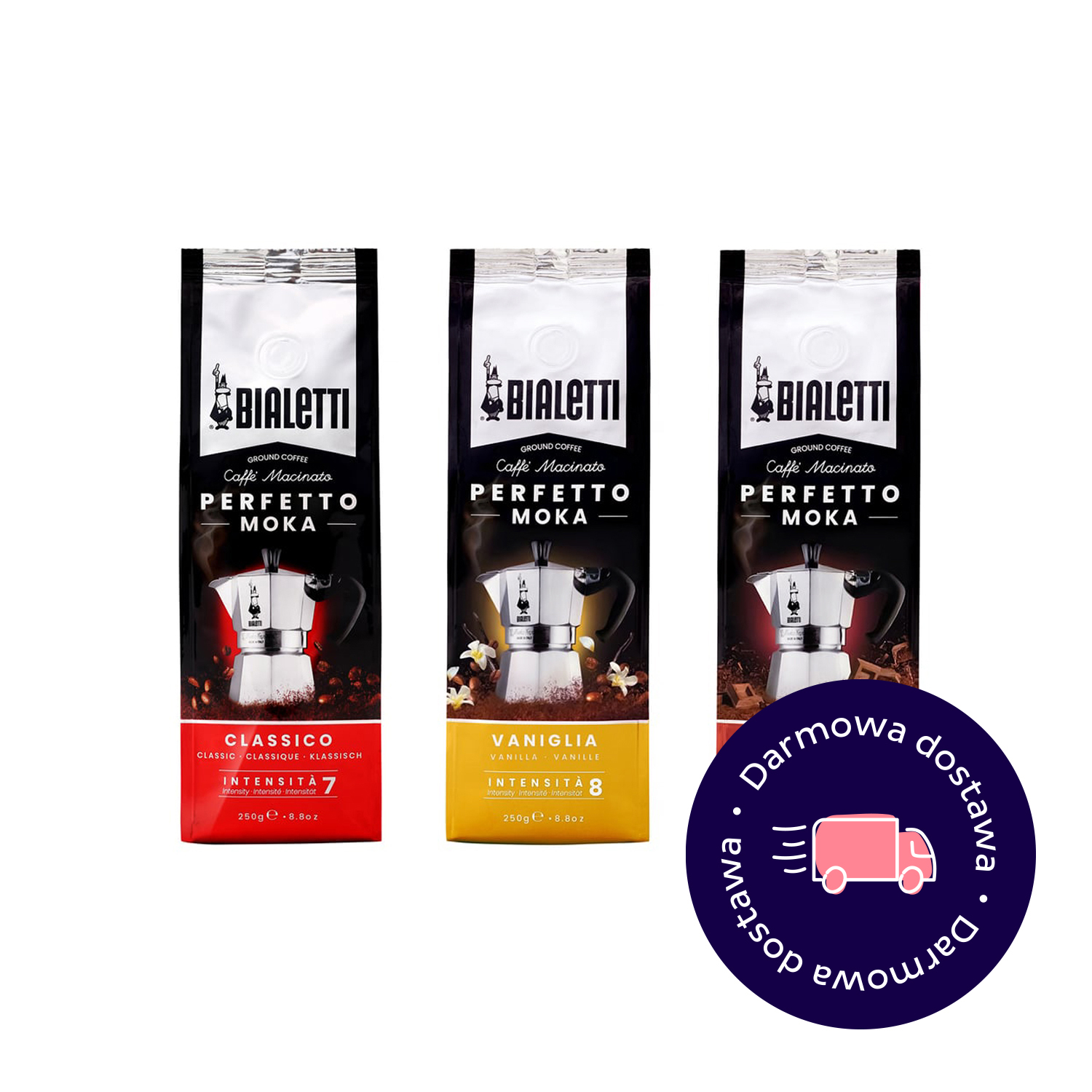 Zestaw 3 x kawa Bialetti