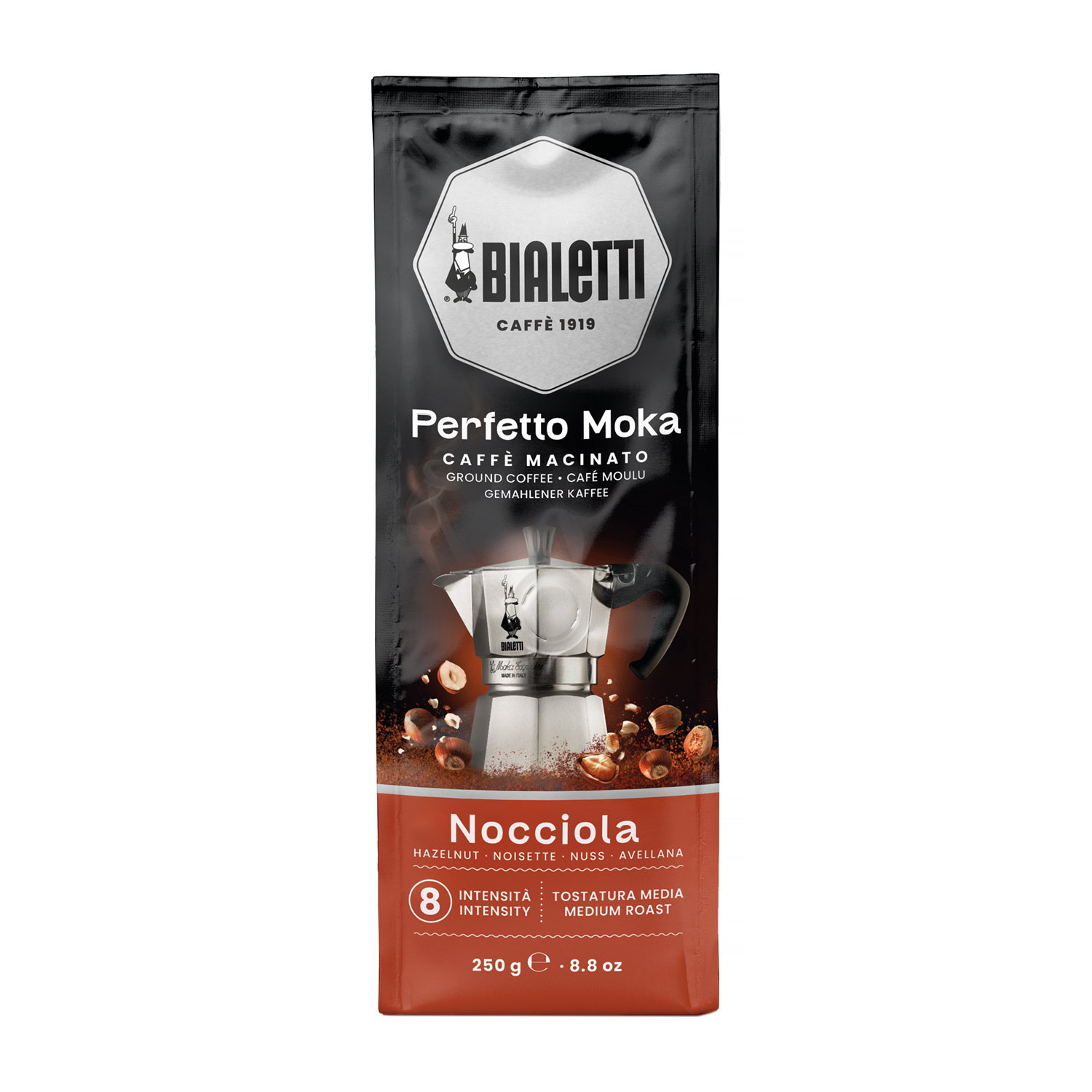 Bialetti - kawa mielona Perfetto Moka Nocciola 250 g