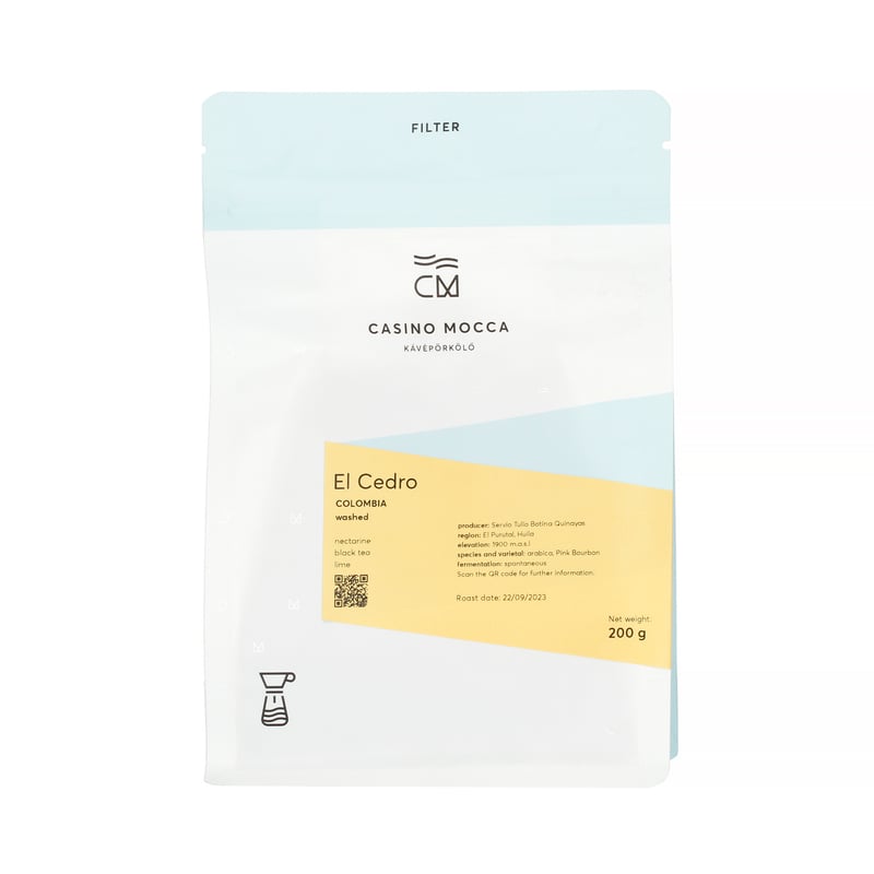 Casino Mocca - Kolumbia El Cedro Washed Filter 200g (outlet)