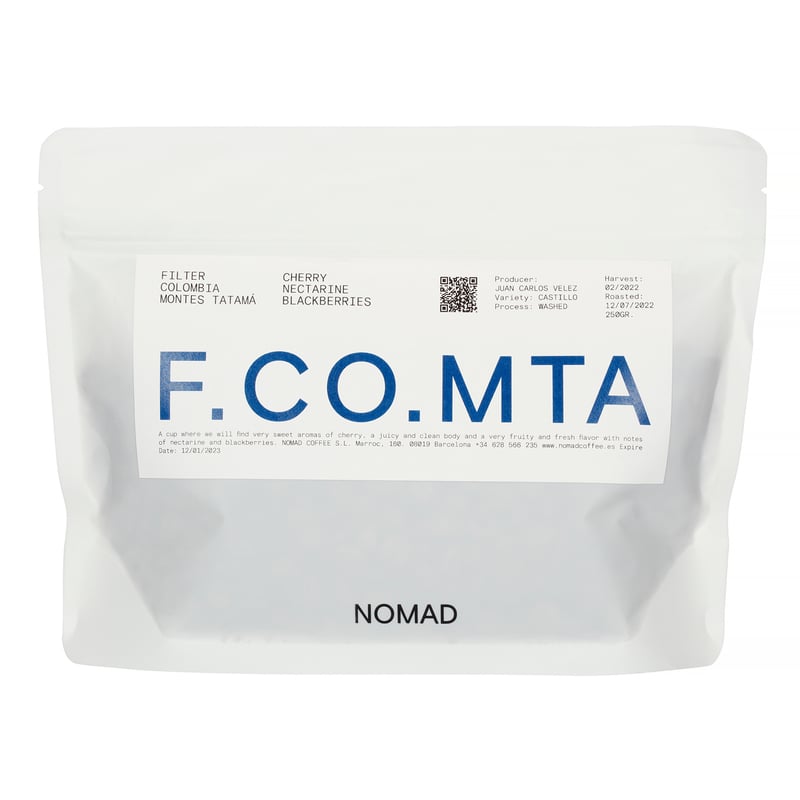 Nomad Coffee - Kolumbia Montes Del Tatama Filter 250g