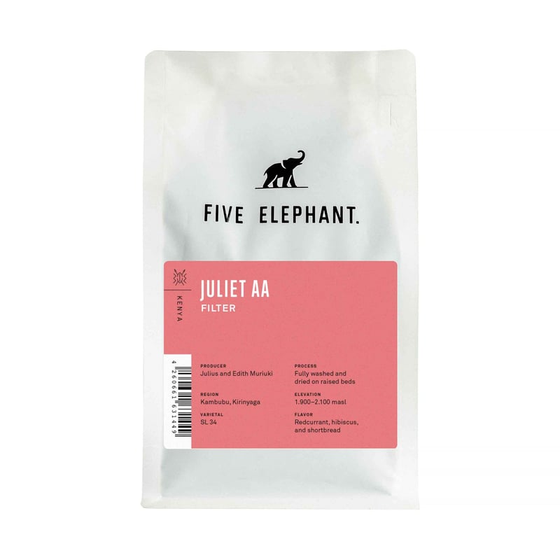 Five Elephant - Kenia Juliet AA Filter 250g