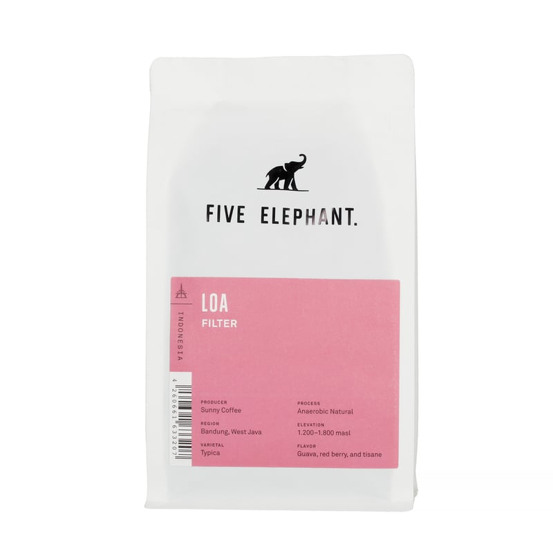 Five Elephant - Indonezja Loa Anaerobic Natural Filter 250g