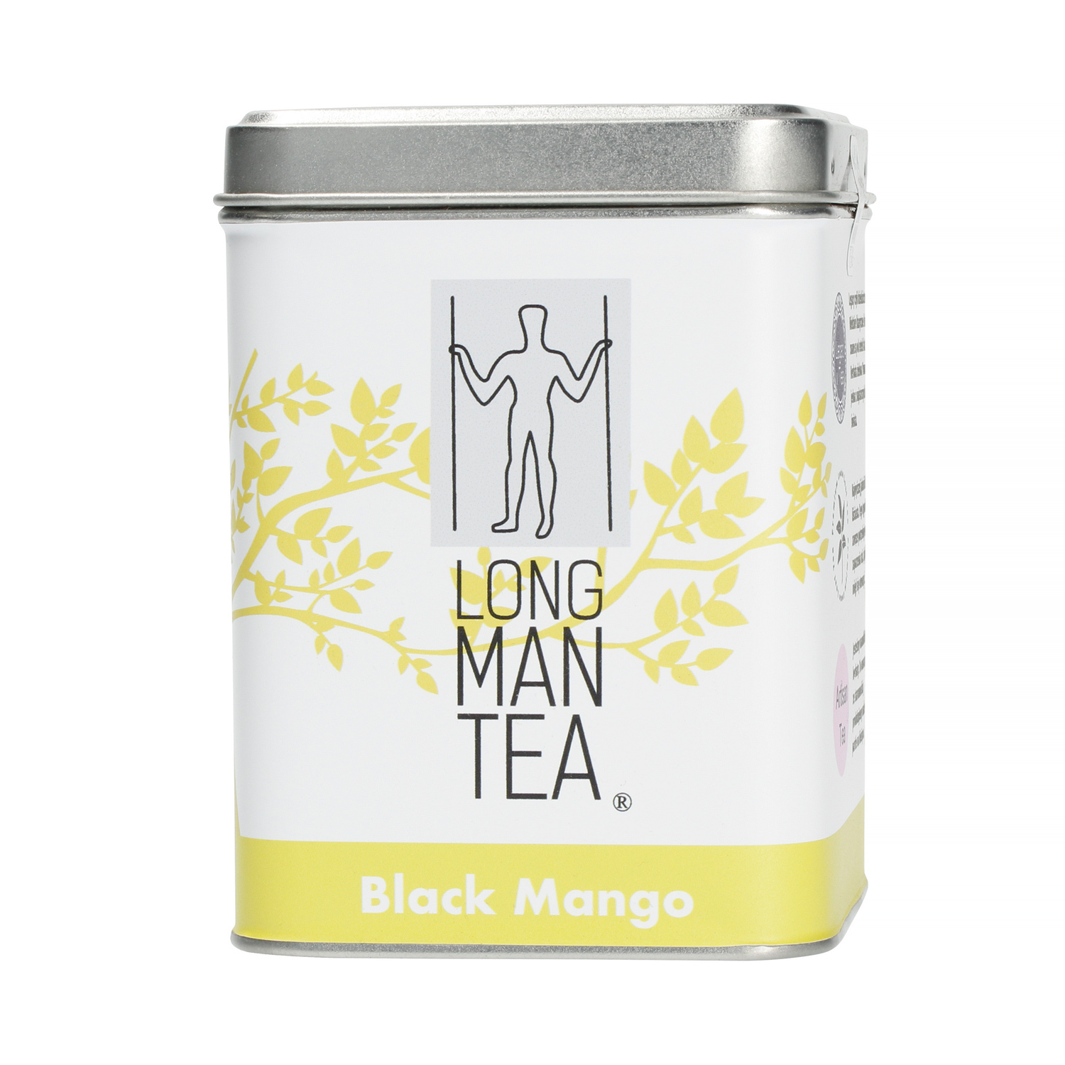 Long Man Tea - herbata czarna sypana Black Mango puszka 120 g