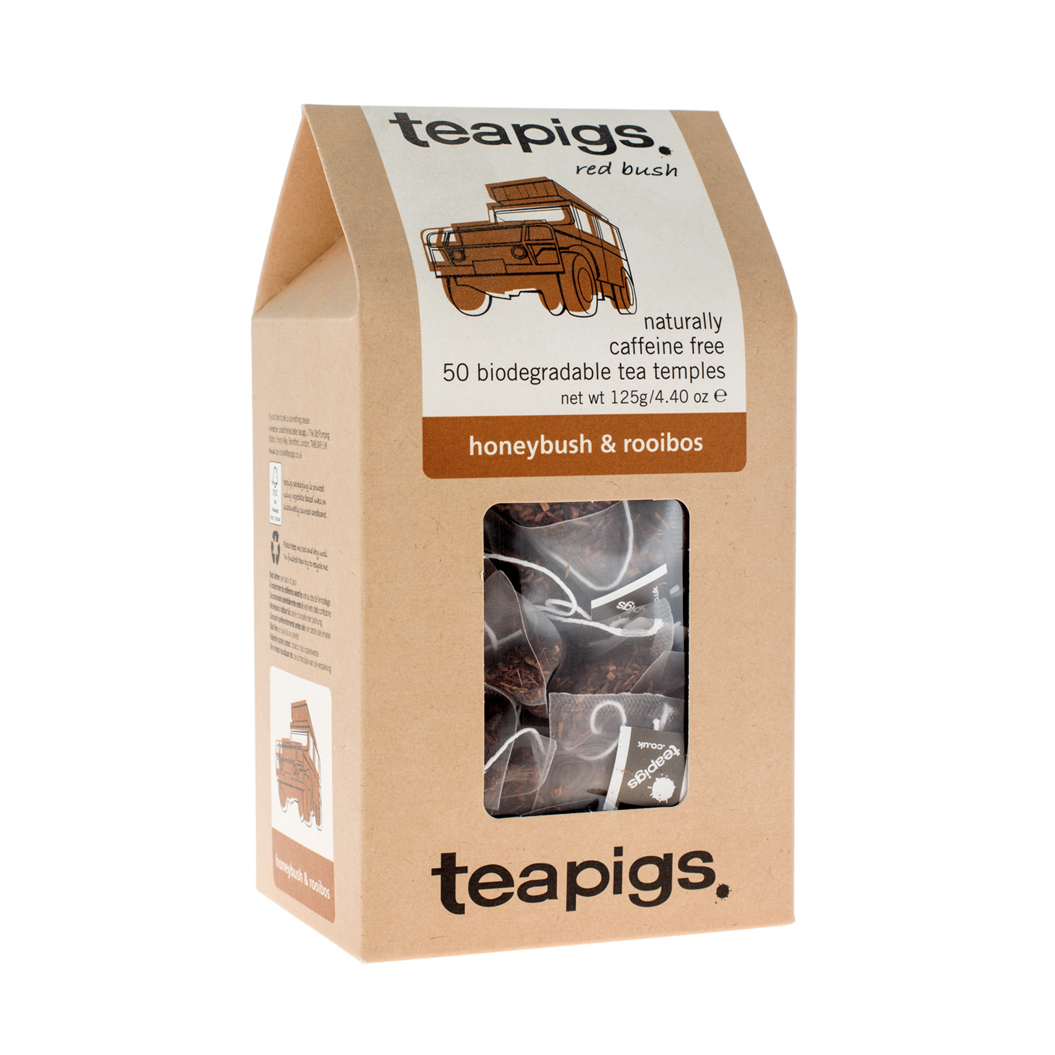 Teapigs - herbata rooibos Honeybush and Rooibos 50 saszetek