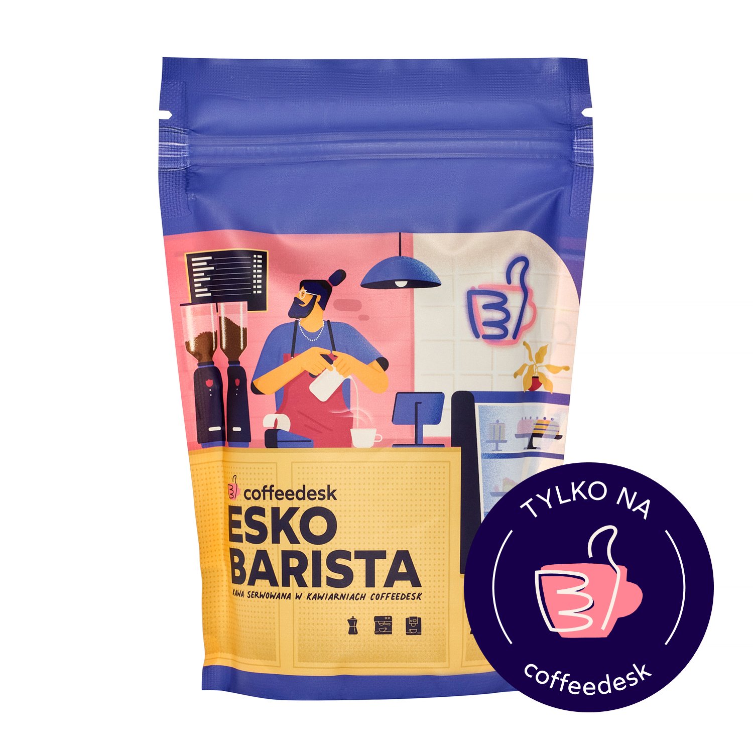 Coffeedesk - kawa ziarnista Esko Barista Brazylia Espresso 250 g