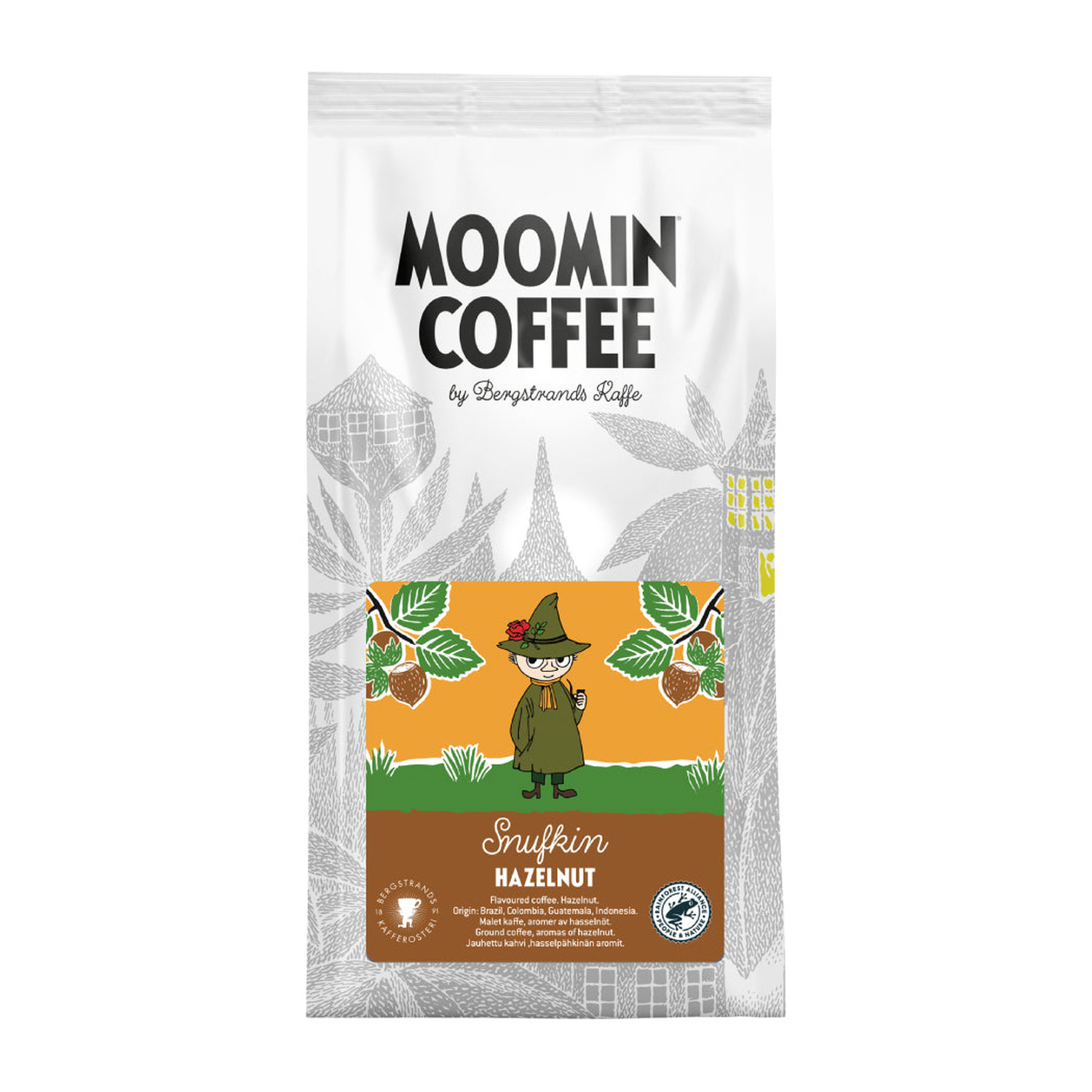 Bergstrands Kafferosteri - kawa mielona Moomin Coffee - Snufkin Hazelnut 250 g
