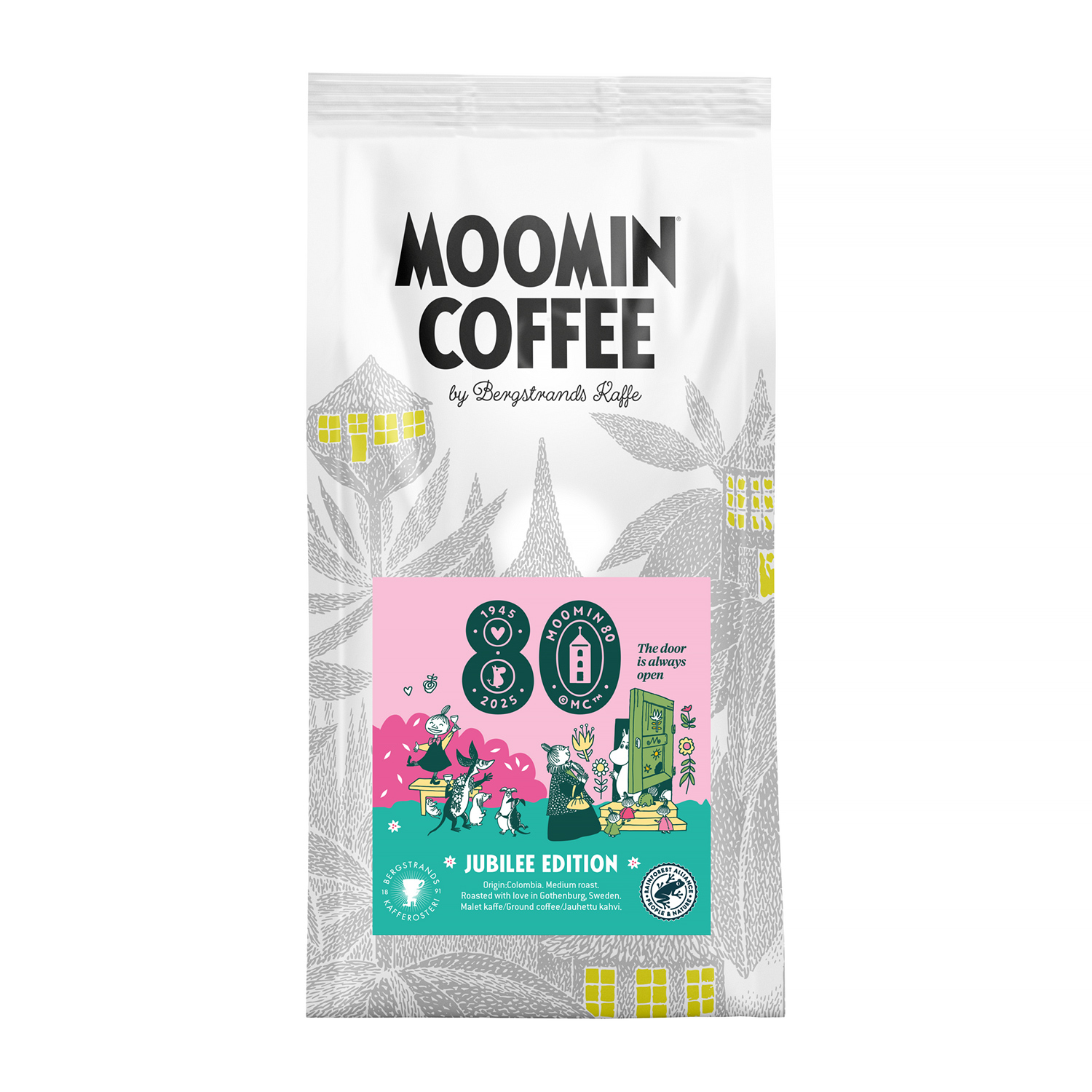 Bergstrands Kafferosteri - kawa mielona Moomin Coffee - 80 Jubilee Edition Filter 250 g