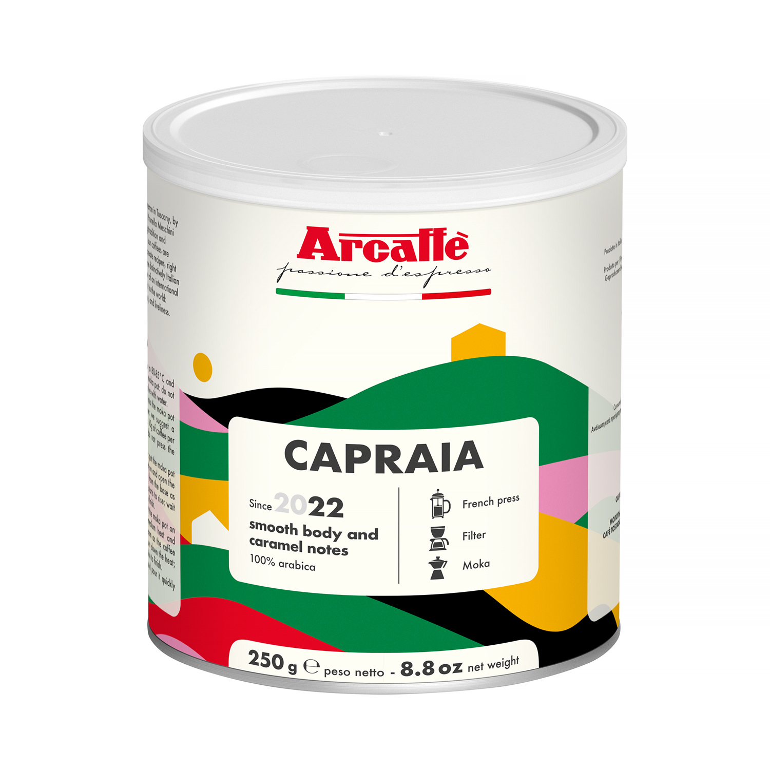 Arcaffe - kawa mielona Capraia Puszka 250 g