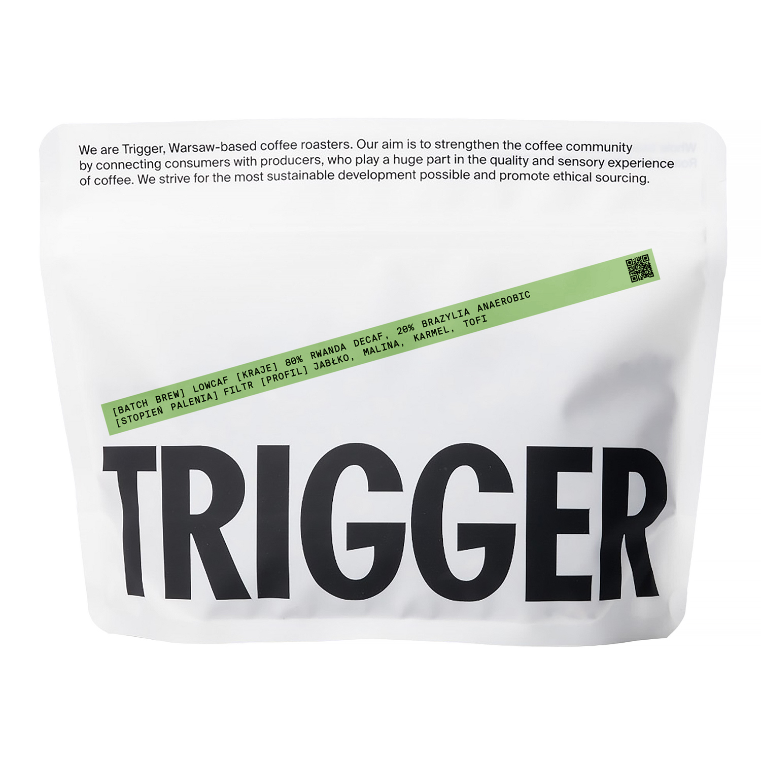 Trigger - kawa ziarnista o niskiej zawartości kofeiny Lowcaf Batch Filter 250 g