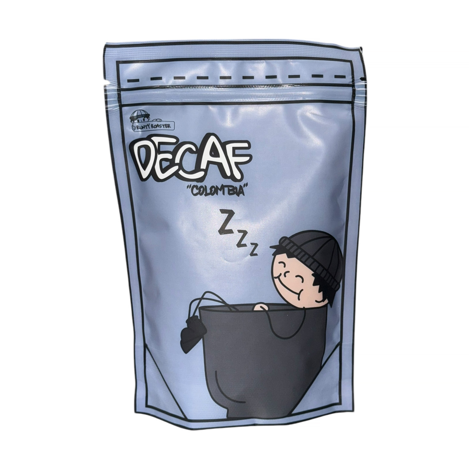 Runty Roaster - kawa ziarnista bezkofeinowa Kolumbia Sugar Cane Decaf Omniroast 250 g