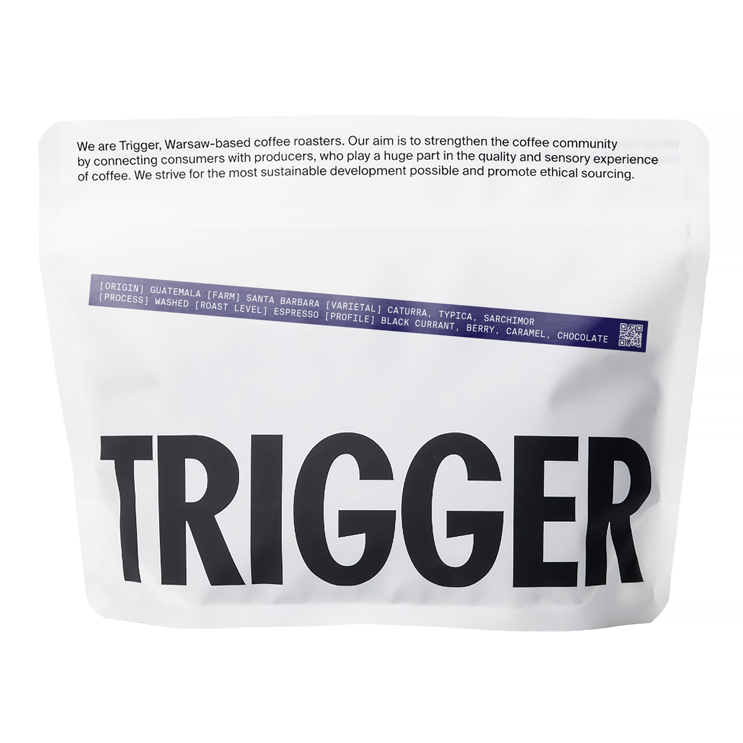 Trigger - kawa ziarnista Gwatemala Santa Barbara Washed Espresso 250 g