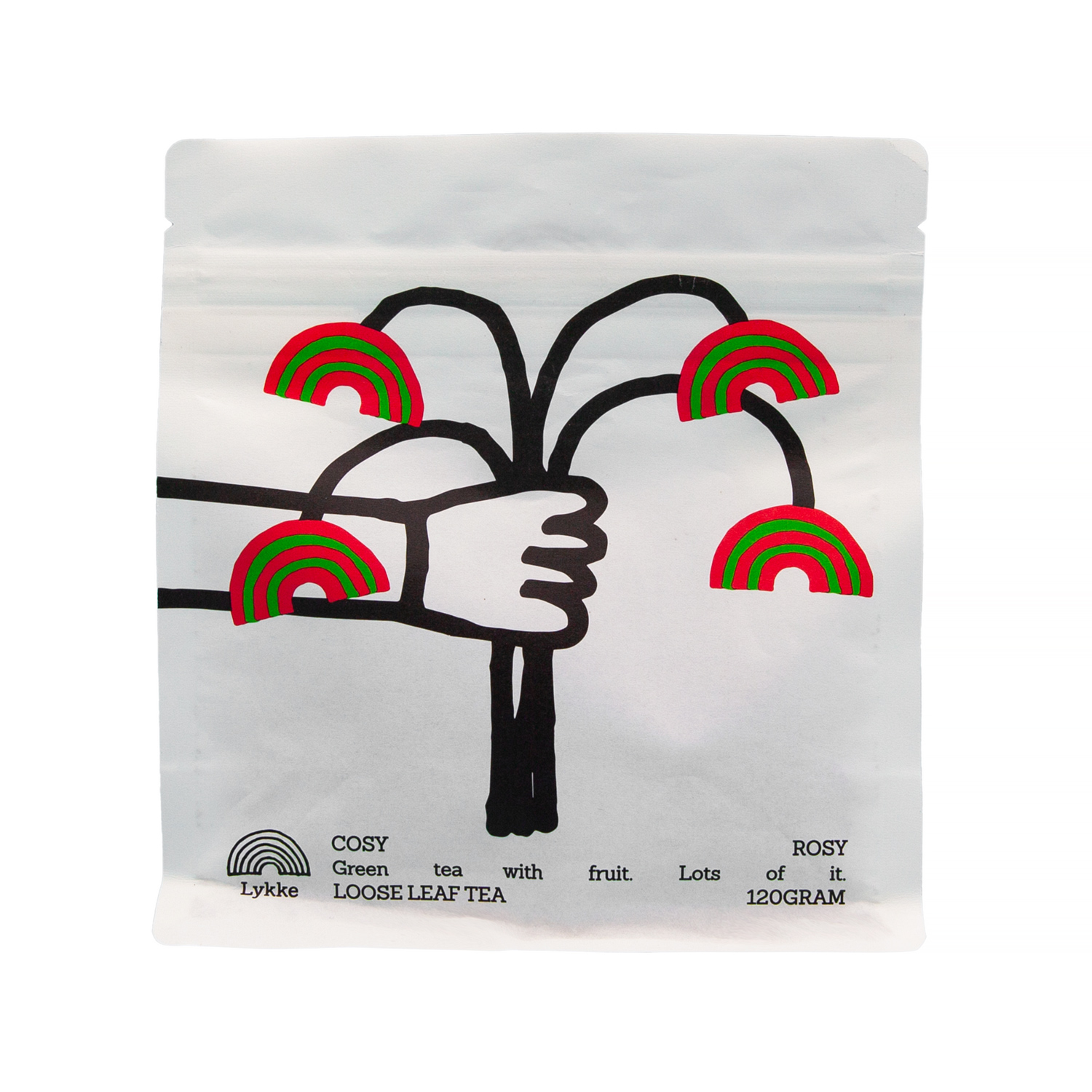 Lykke - herbata zielona sypana COSY ROSY 120 g