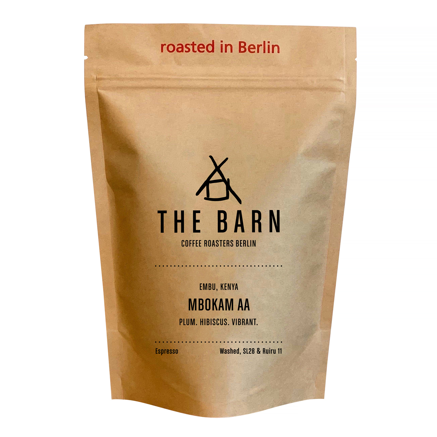 The Barn - kawa ziarnista Kenia Embu Mbokam AA Washed Espresso 250 g