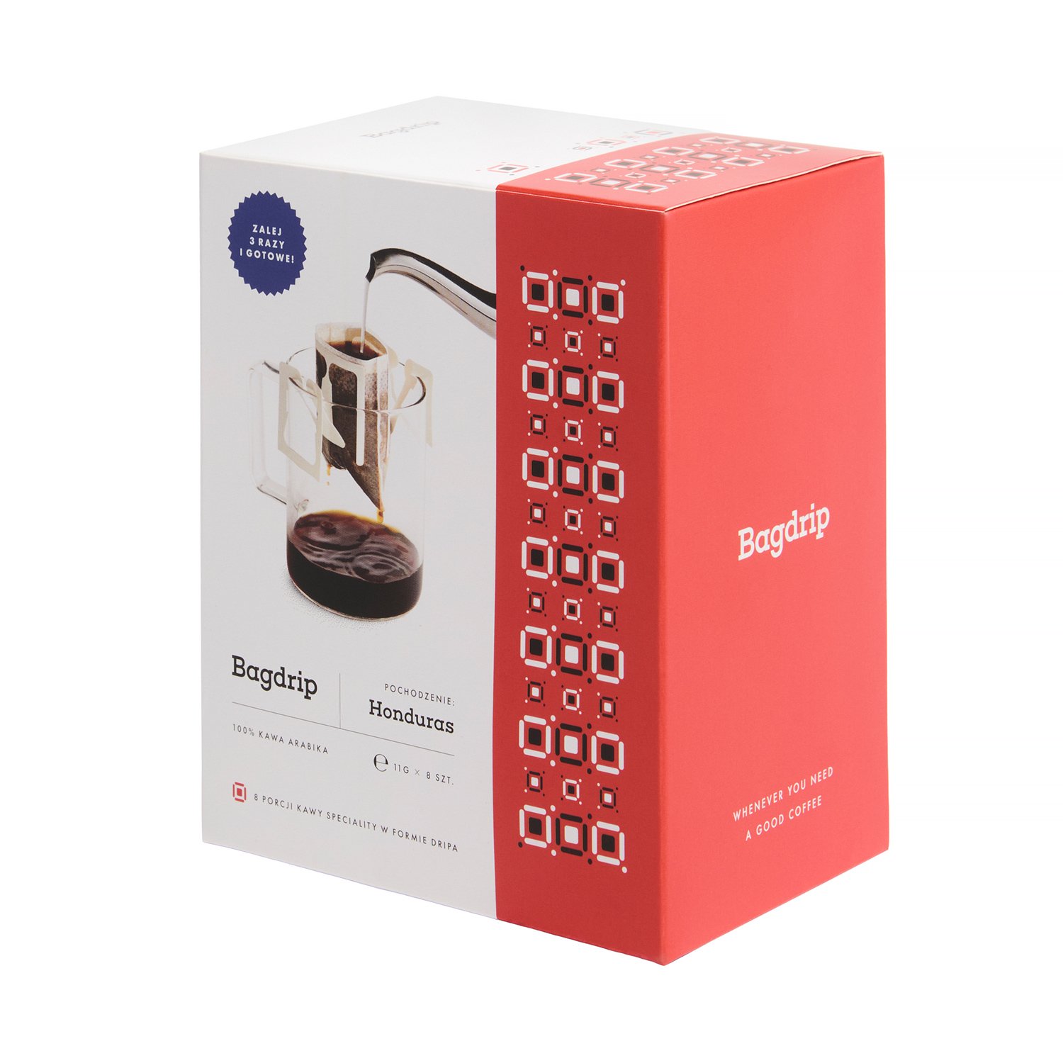 Bagdrip - kawa w saszetkach Honduras Box - 8 saszetek 11 g