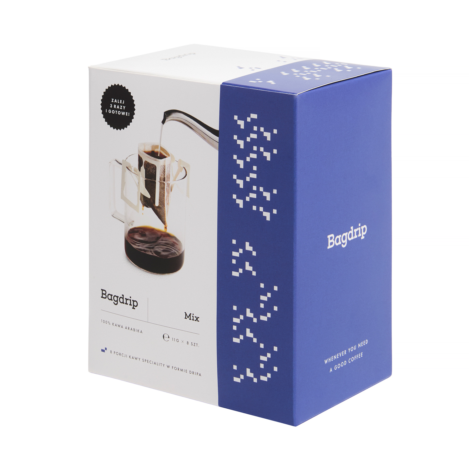 Bagdrip - kawa w saszetkach Mix - 8 saszetek 11 g