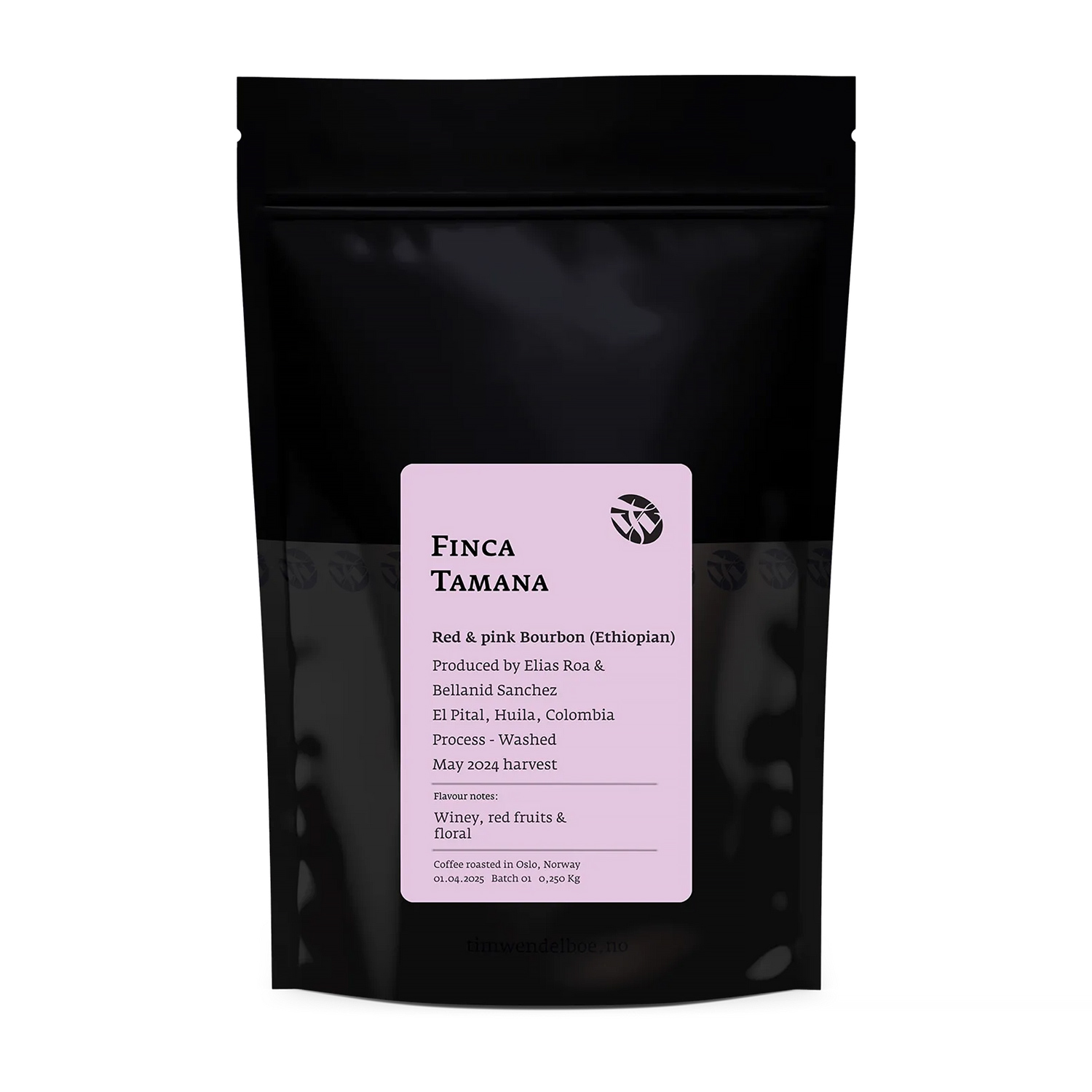 Tim Wendelboe - kawa ziarnista Kolumbia Finca Tamana Bourbon Washed Filter 250 g