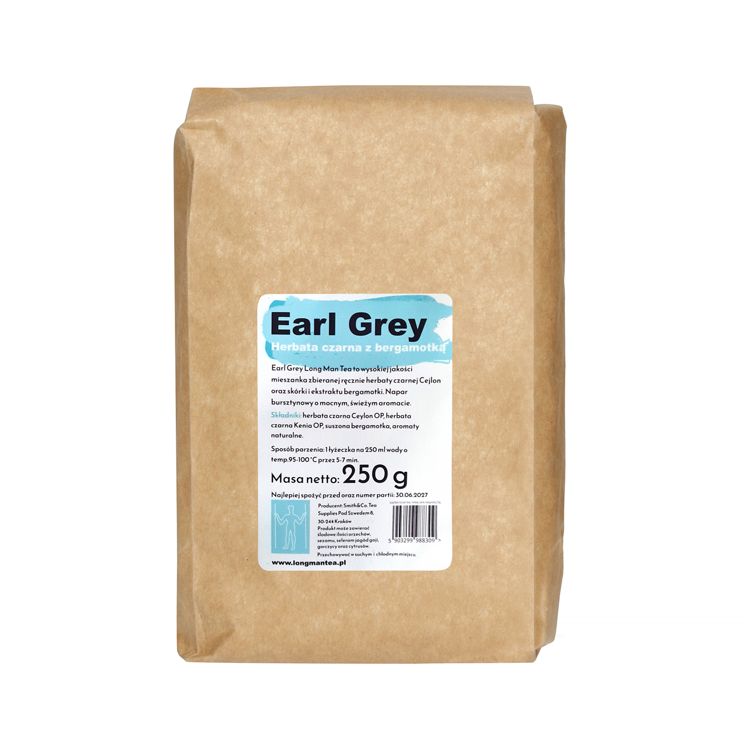 Long Man Tea - herbata czarna sypana Earl Grey 250 g