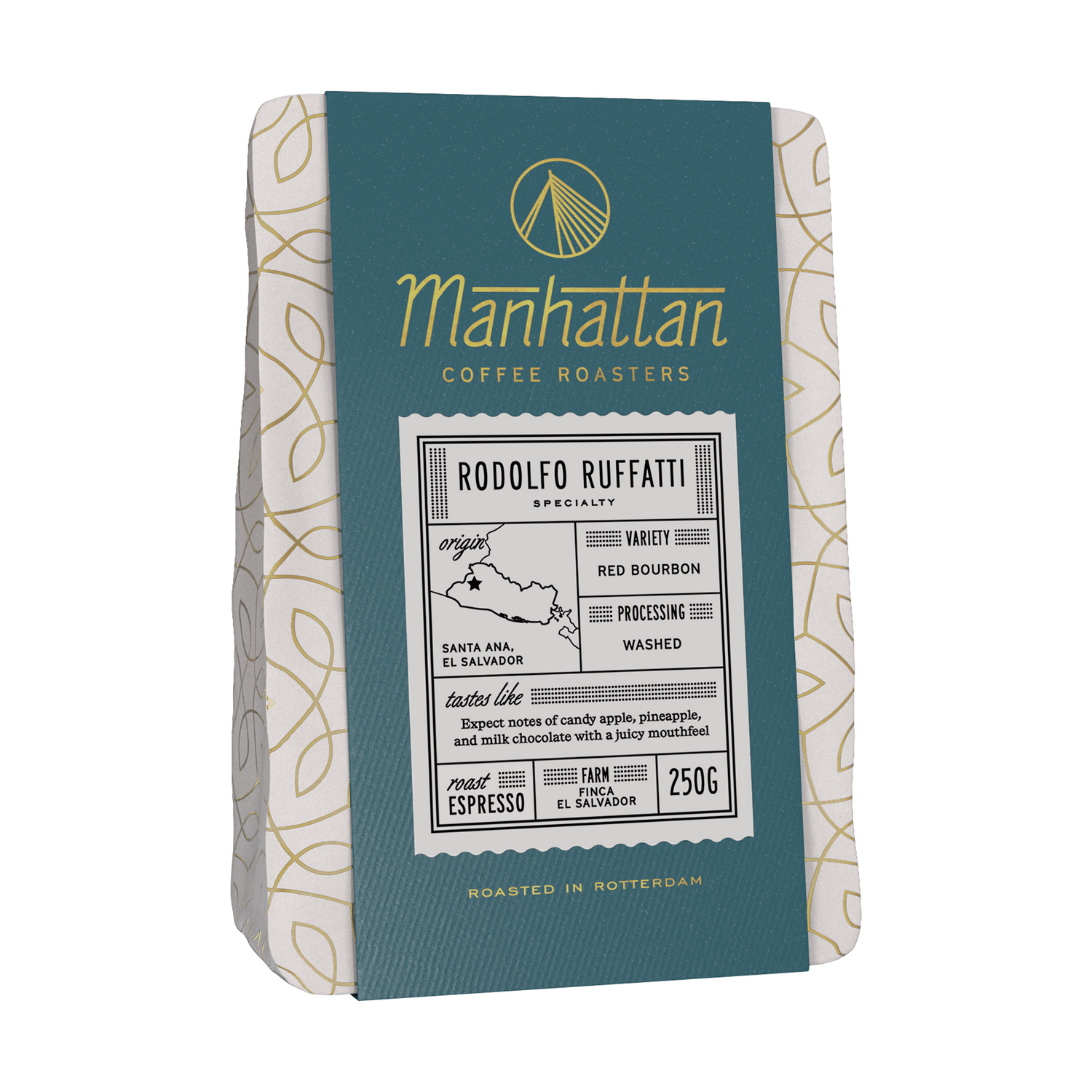 Manhattan Coffee Roasters - kawa ziarnista Salwador Rodolfo Ruffatti Batlle Washed Espresso 250 g (outlet)