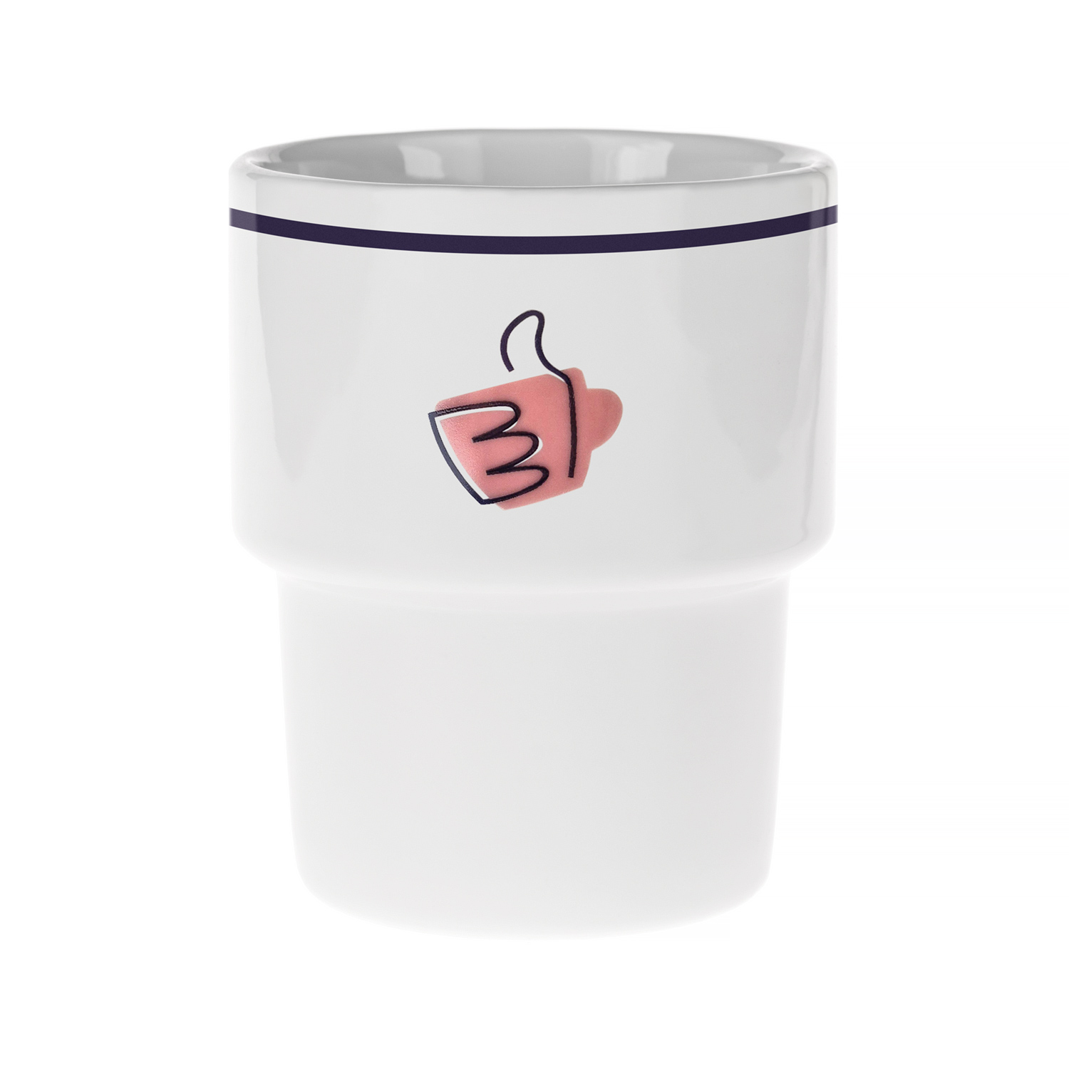 Coffeedesk - Kubek ceramiczny biały