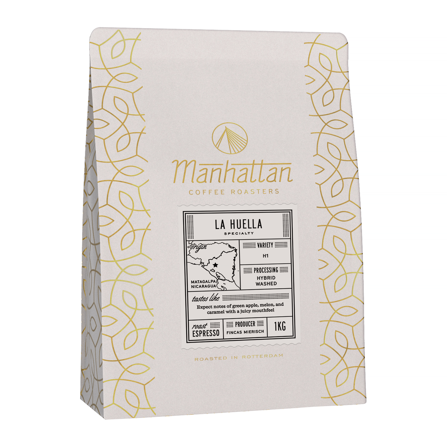Manhattan Coffee Roasters - kawa ziarnista Nikaragua La Huella Hybrid Washed Espresso 1 kg (outlet)