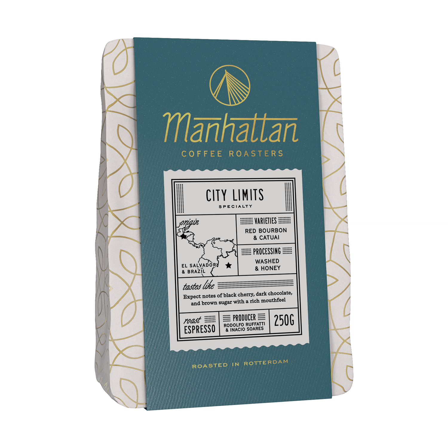 Manhattan Coffee Roasters - kawa ziarnista City Limits Blend Espresso 250 g (outlet)