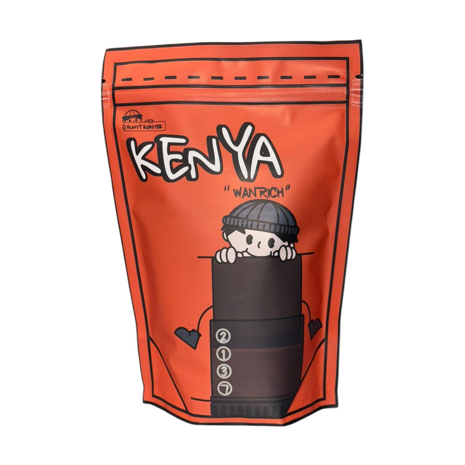 Runty Roaster - kawa ziarnista Kenia Wanrich Washed Filter 250 g