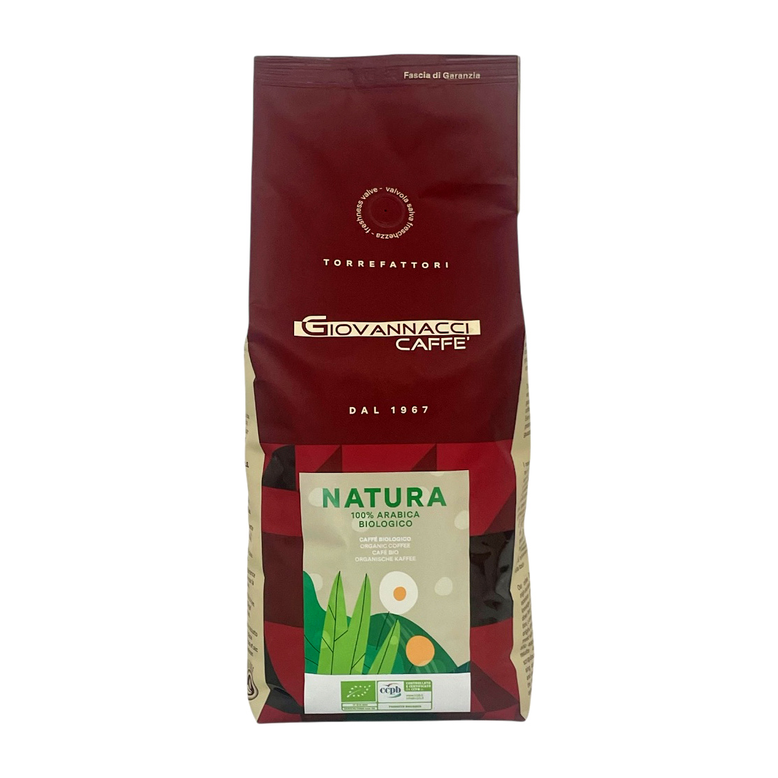 Giovannacci Caffe - kawa ziarnista Meksyk Chiapas Jaltenango Organic Espresso 1 kg