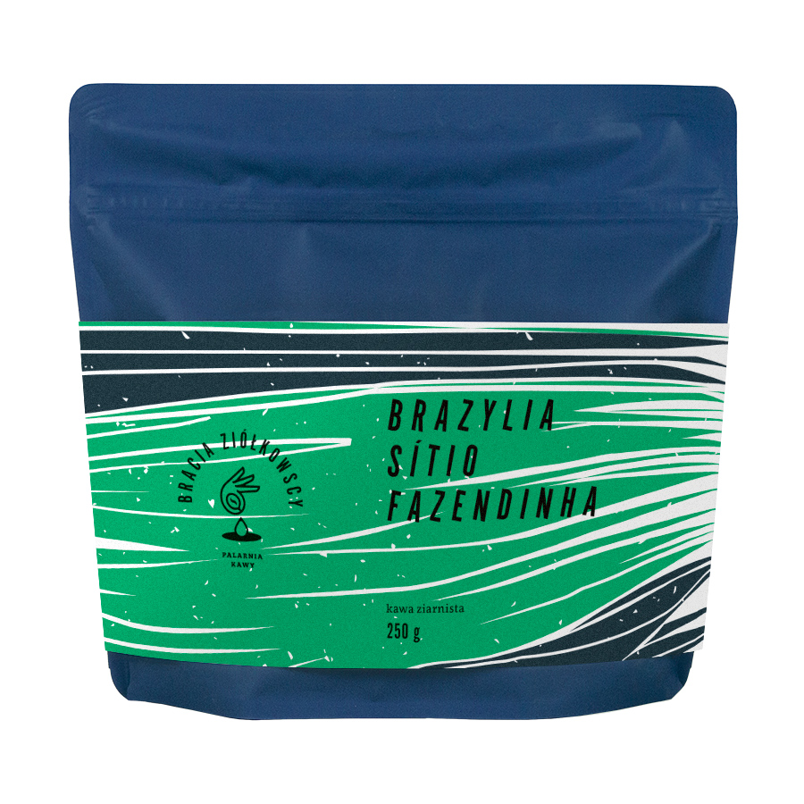 Bracia Ziółkowscy - kawa ziarnista Brazylia Sítio Fazendinha Anaerobic Natural Filter 250 g