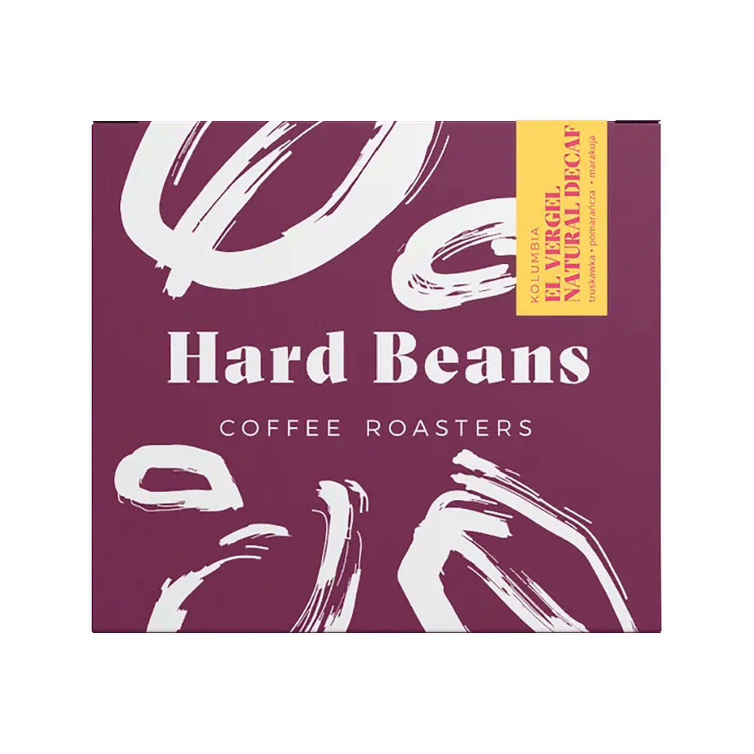 Hard Beans - kawa ziarnista bezkofeinowa Kolumbia El Vergel Natural Decaf Filter 250 g