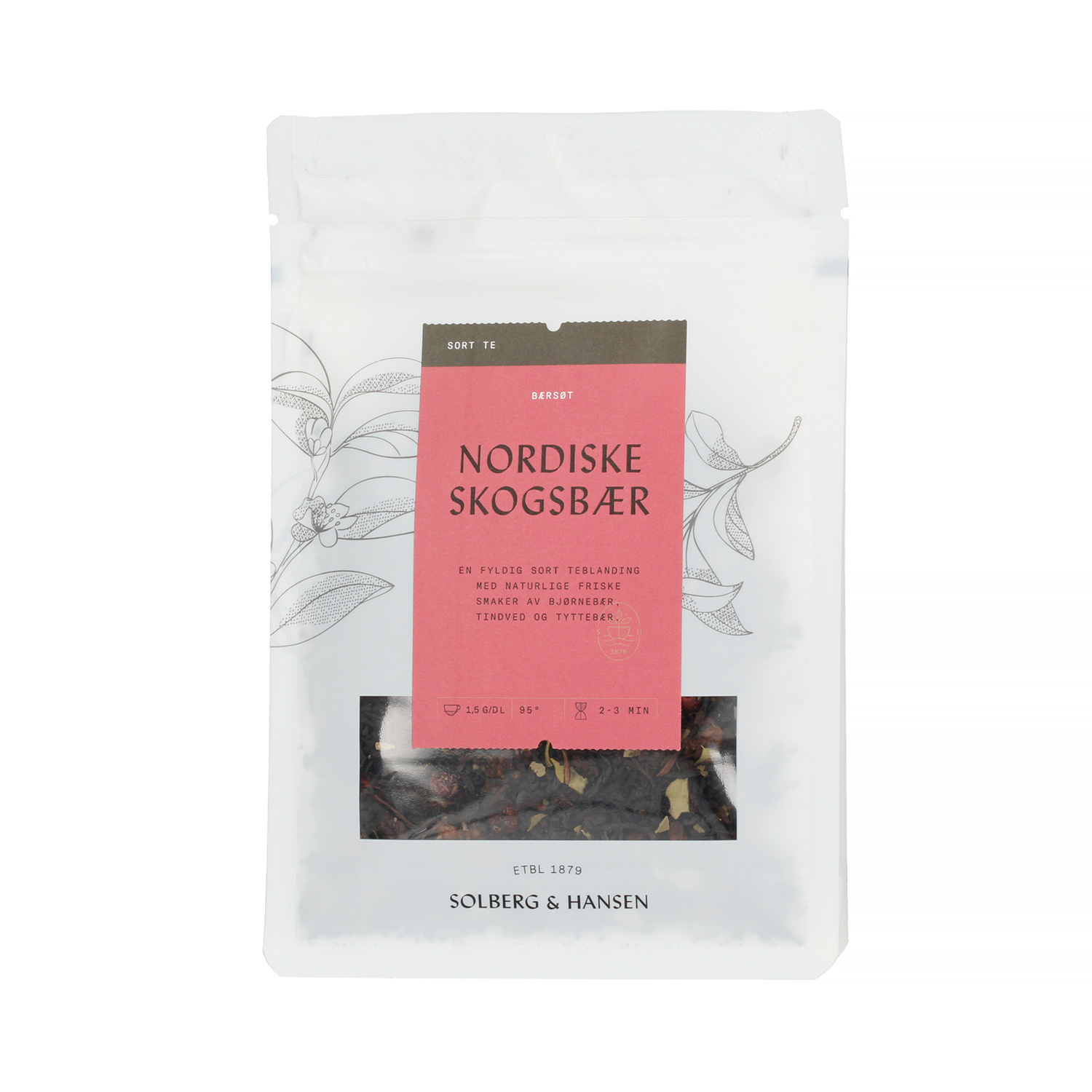 Solberg & Hansen - herbata czarna sypana Nordiske Skogsbaer 70 g