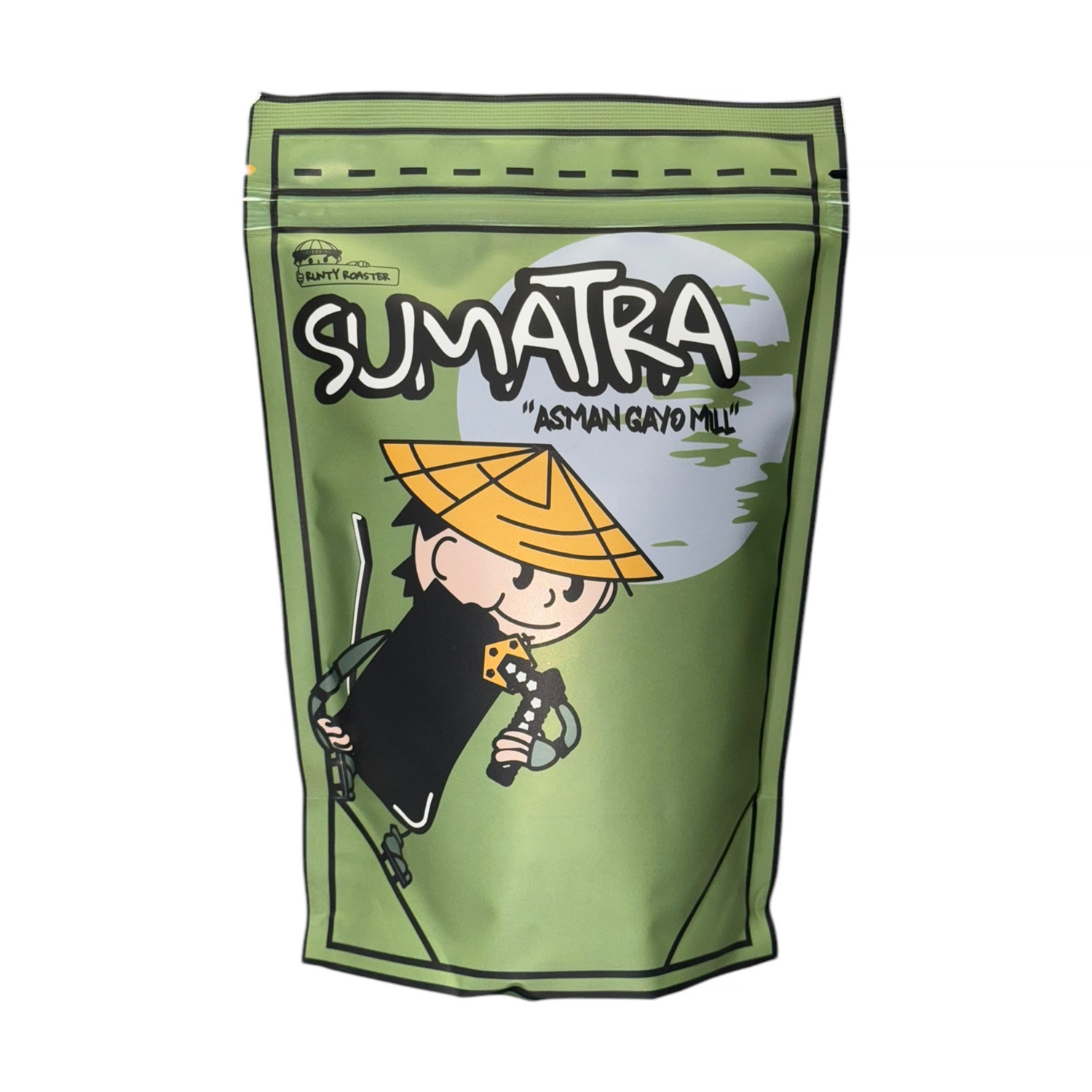 Runty Roaster - kawa ziarnista Sumatra Asman Gayo Mill Natural Filter 250 g