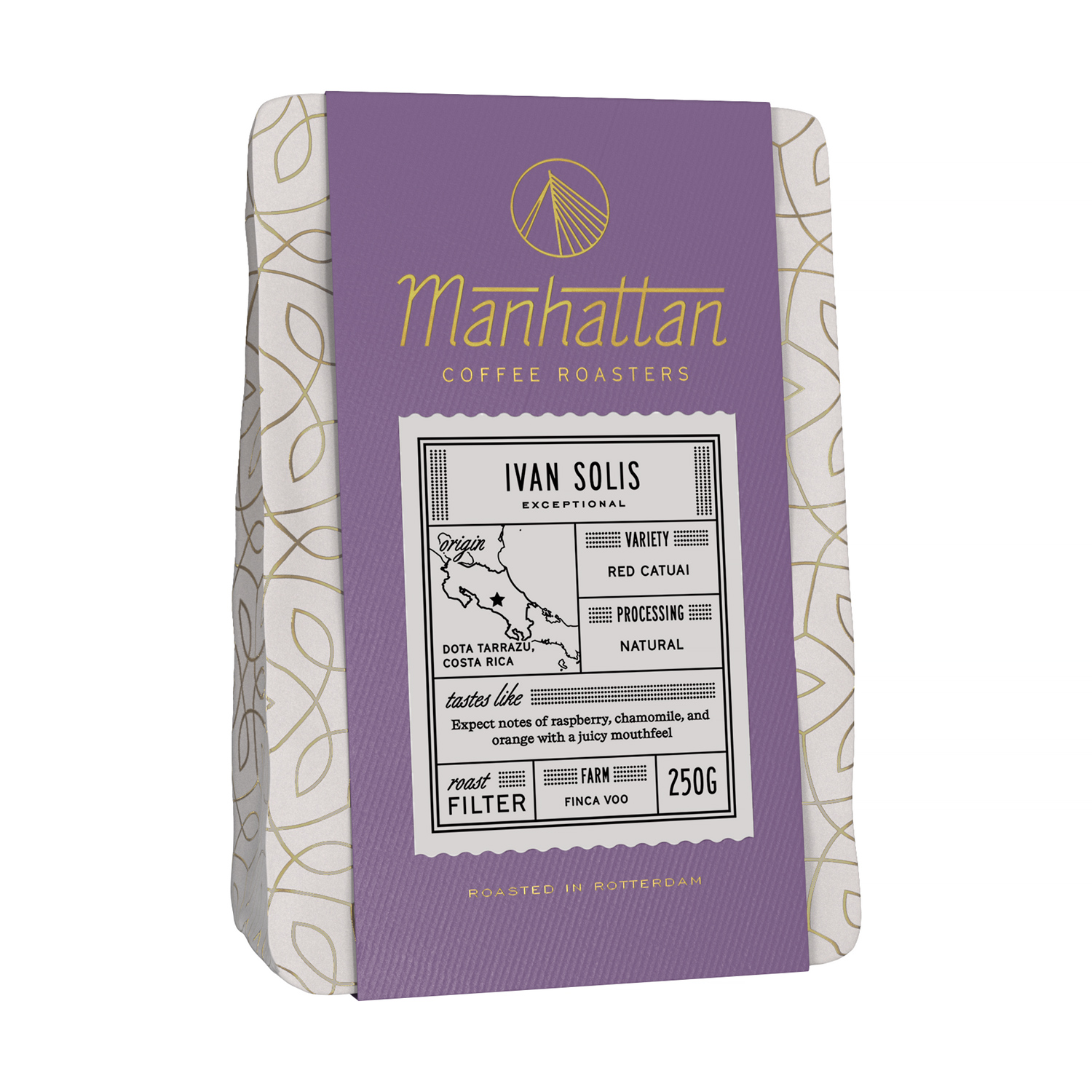 Manhattan Coffee Roasters - kawa ziarnista Kostaryka Ivan Solis Natural Filter 250 g (outlet)