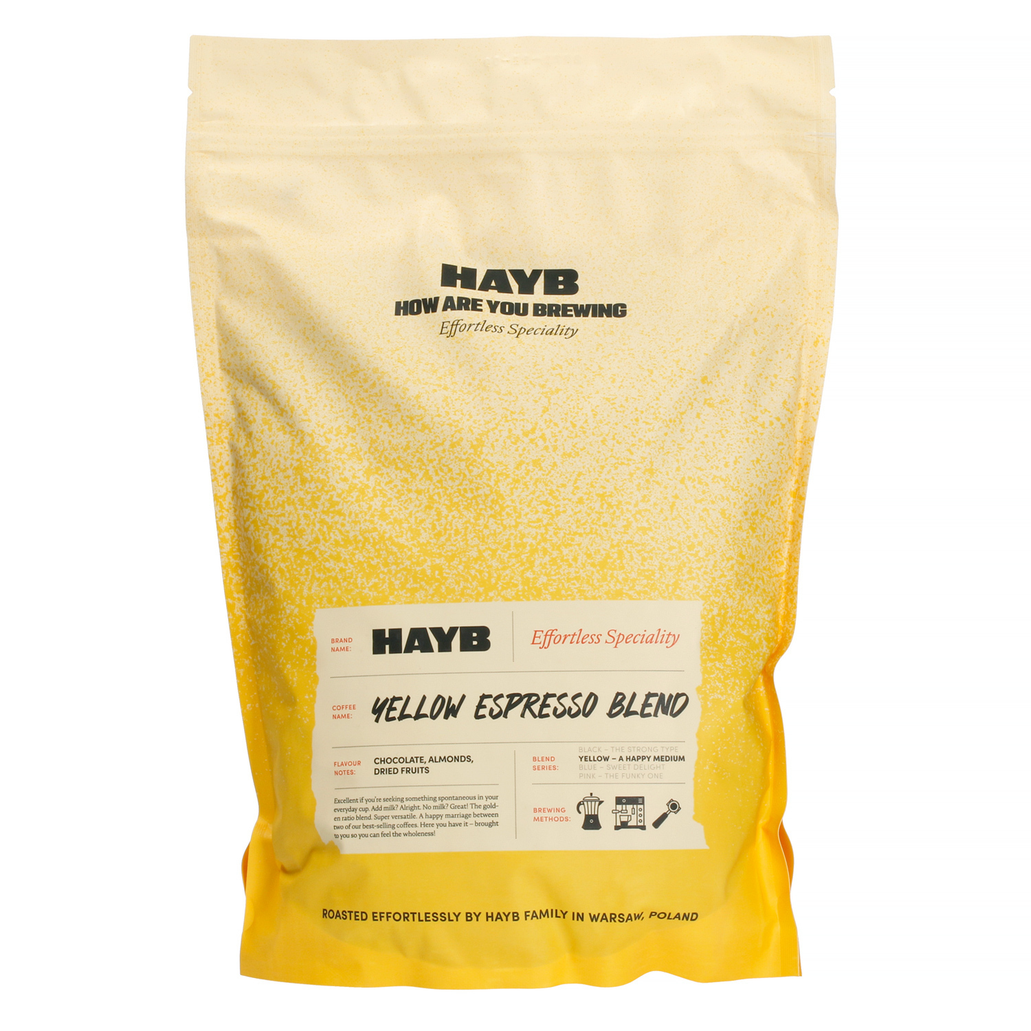 HAYB - kawa ziarnista Yellow Espresso Blend 1 kg