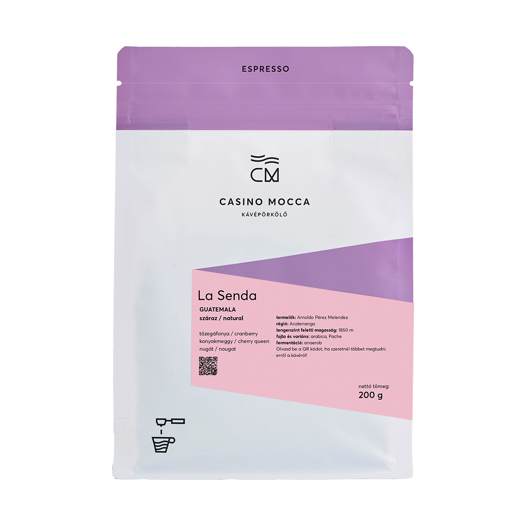 Casino Mocca - kawa ziarnista Gwatemala La Senda Natural Espresso 200 g (outlet)
