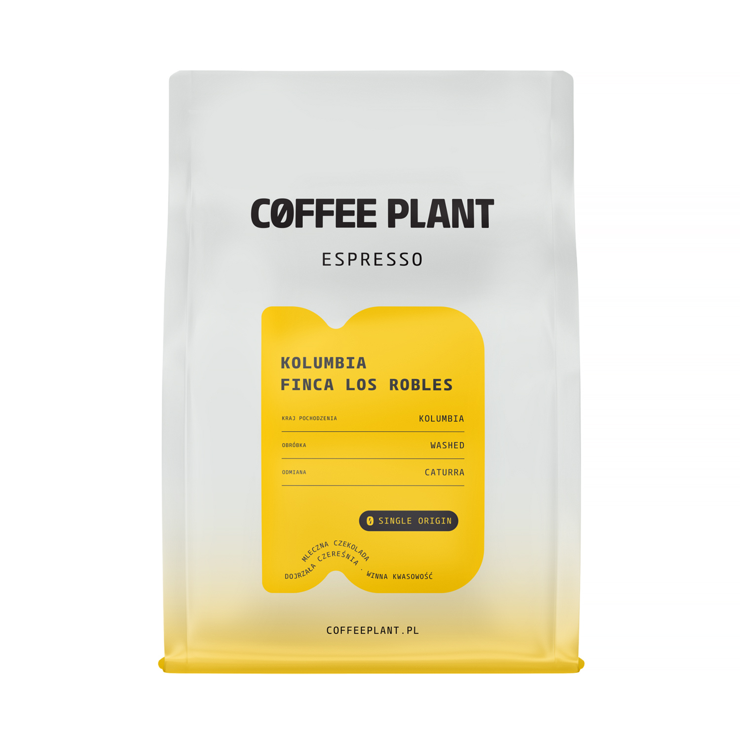 COFFEE PLANT - kawa ziarnista Kolumbia Finca Los Robles Espresso 250 g