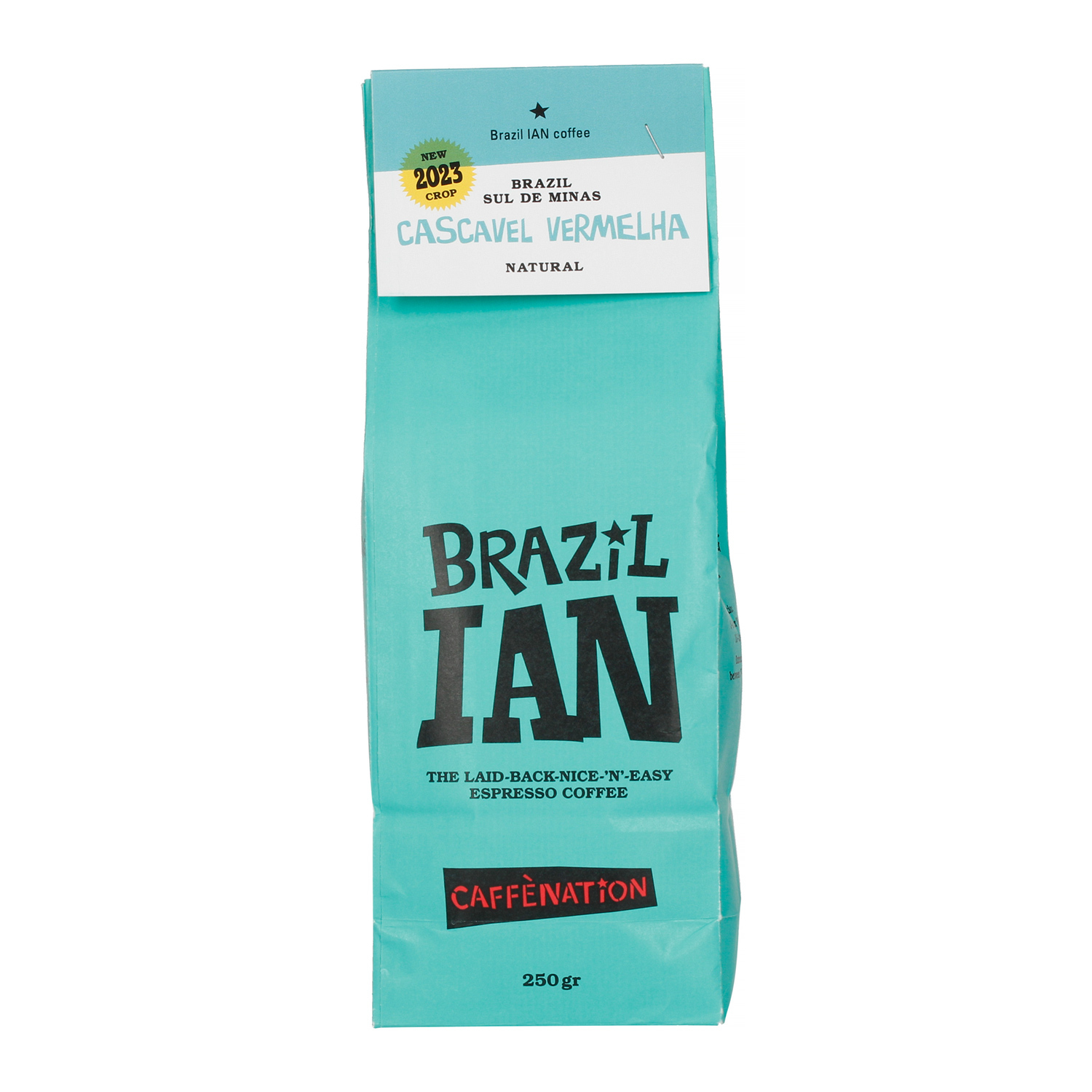Caffenation - kawa ziarnista Brazylia Cascavel Vermelha Natural Espresso 250 g