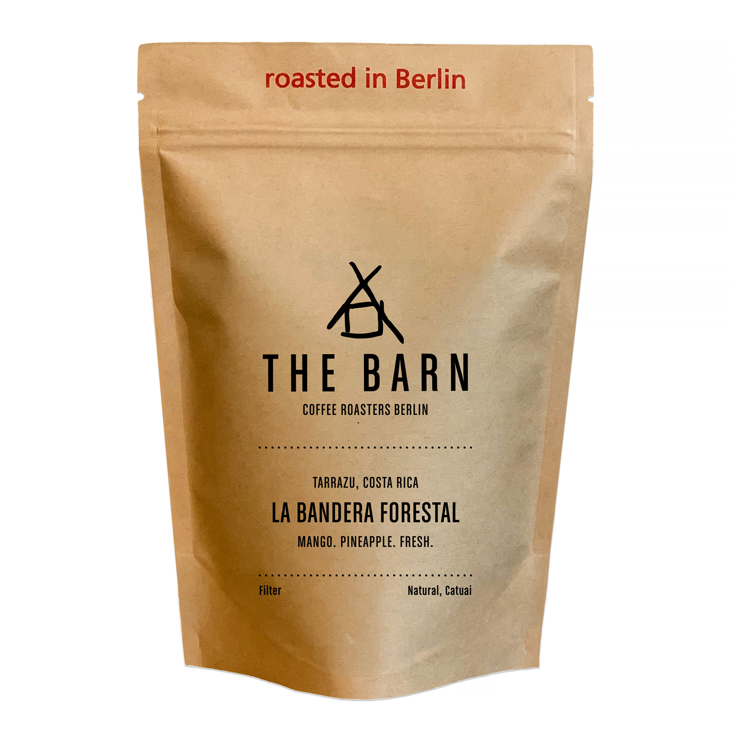 The Barn - kawa ziarnista Kostaryka La Bandera Forestal Natural Filter 250 g