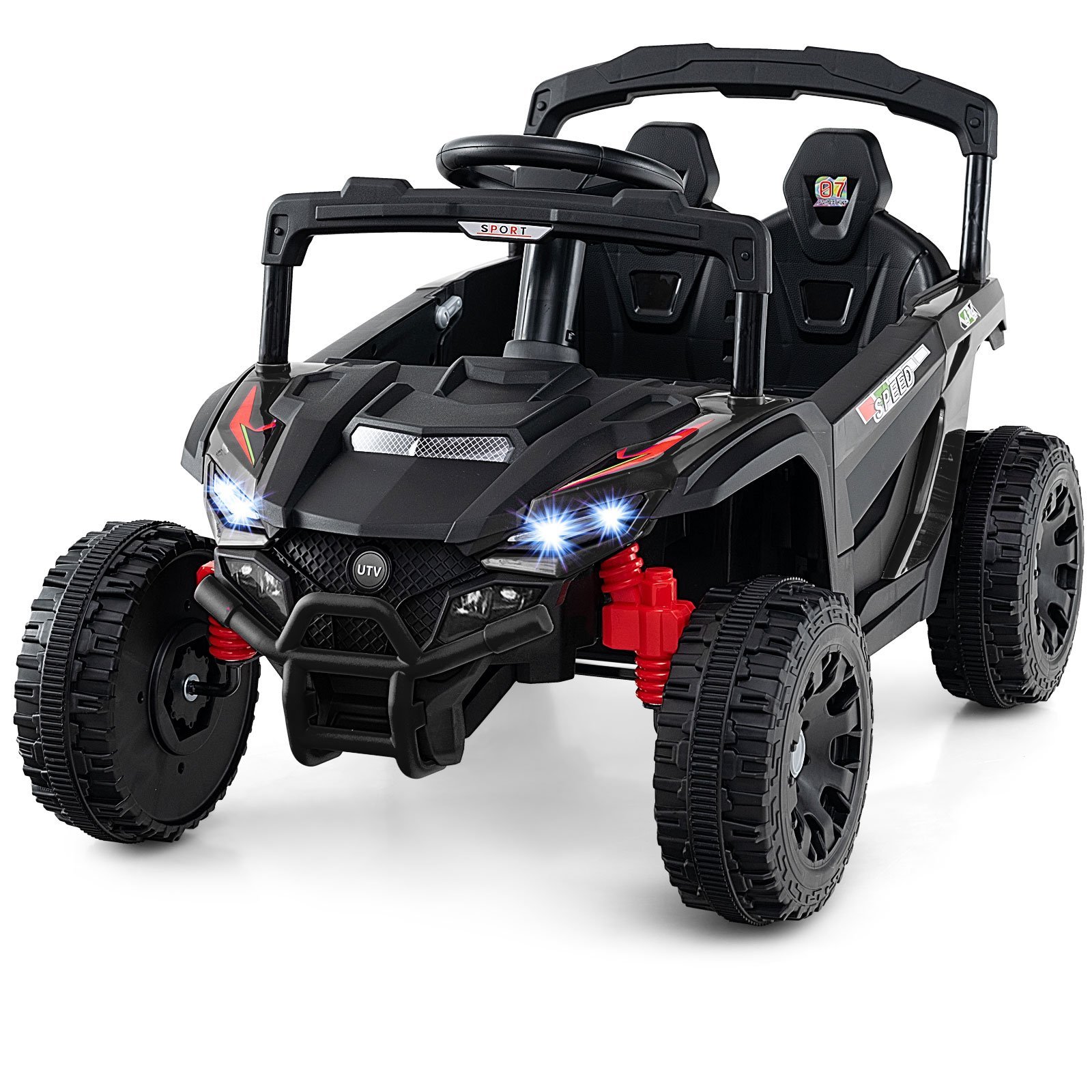 Samochód elektryczny dla dzieci Buggy czarny