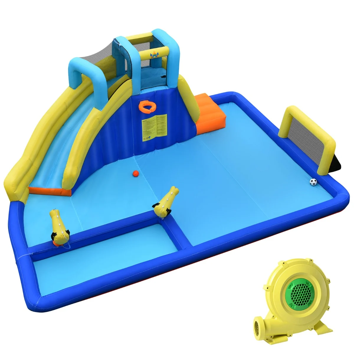 Dmuchany zamek 6 w 1 park wodny z dmuchawą