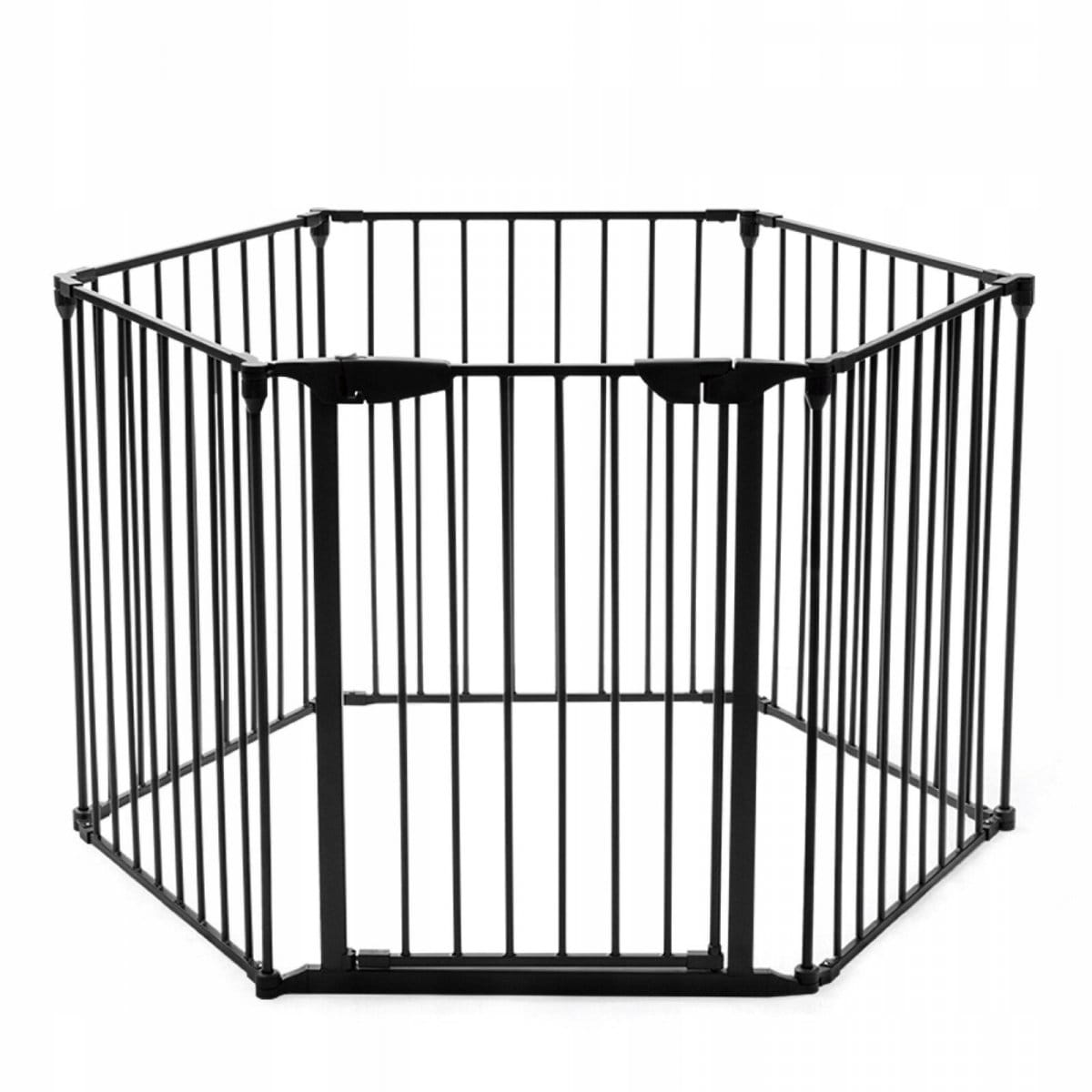 Składane ogrodzenie z bramką bezpieczeństwa