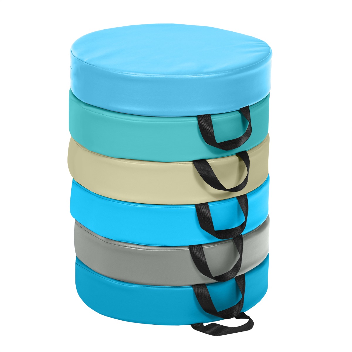 Dziecięce poduszki podłogowe dla dzieci wielokolorowe 6 szt