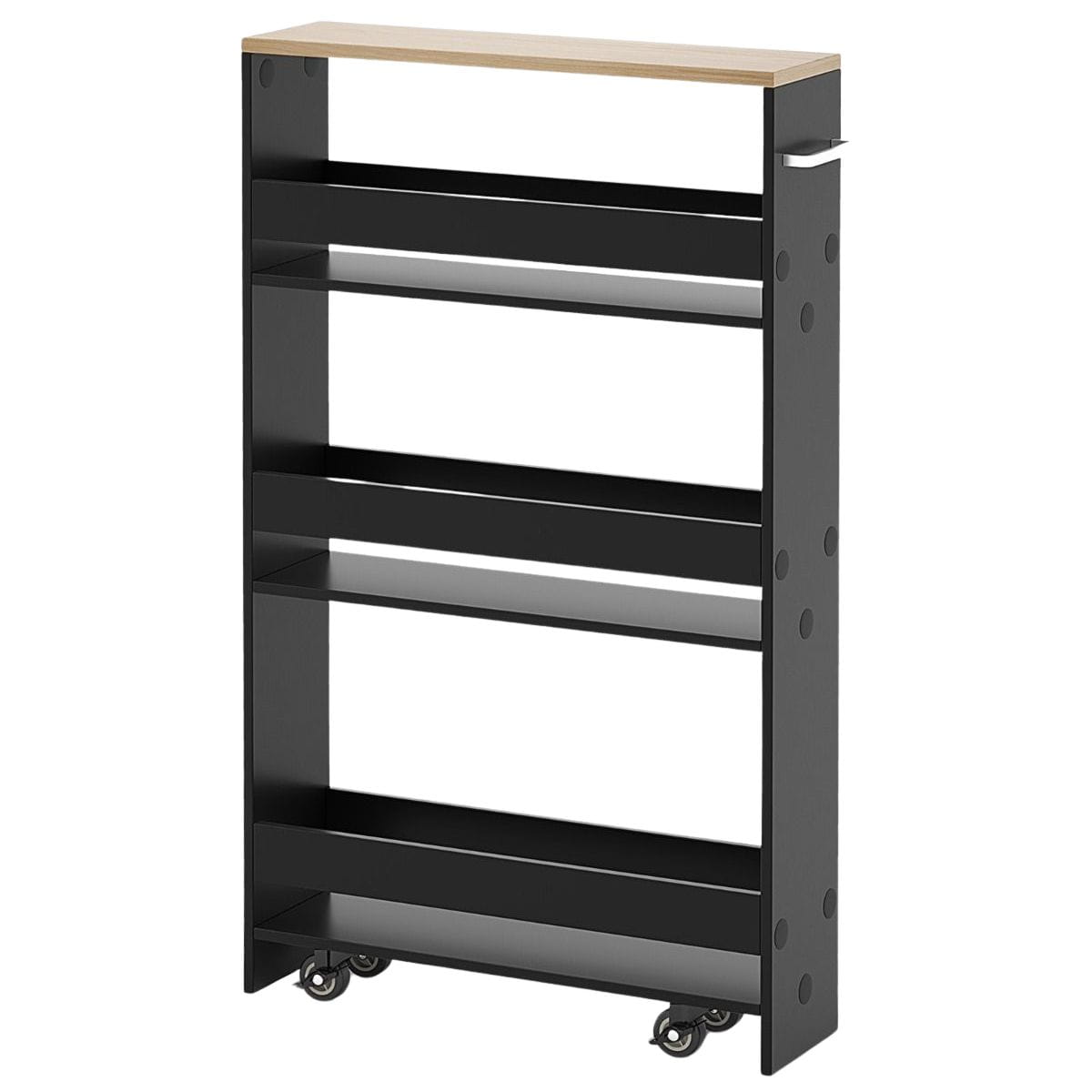 Wąski wózek kuchenny na kółkach